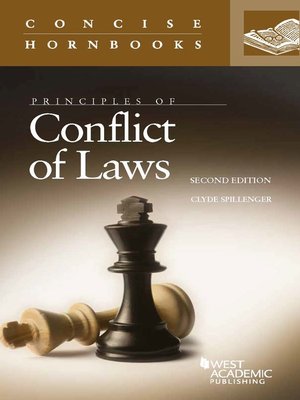 cover image of Principles of Conflict of Laws